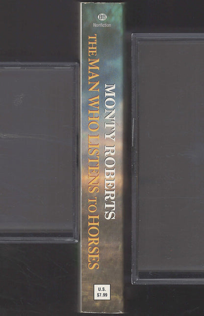 The Man Who Listens to Horses by Monty Roberts spine