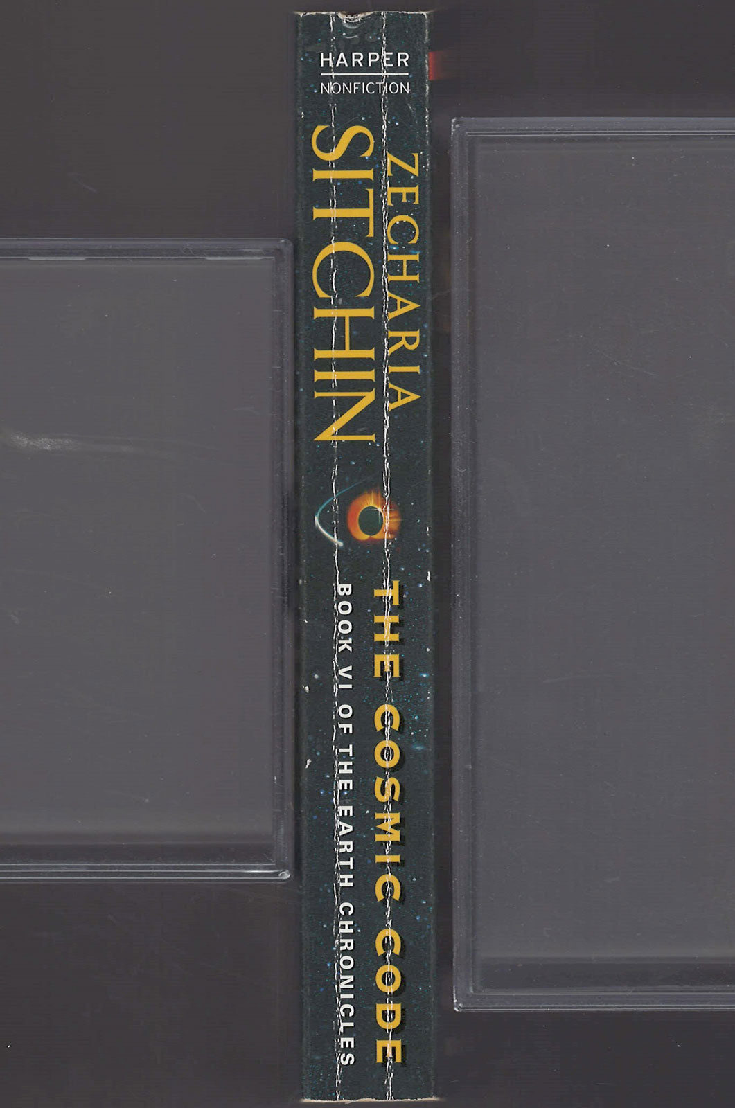 The Cosmic Code by Zecharia Sitchin spine