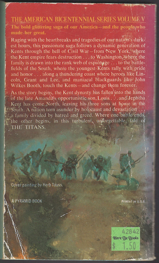 The Titans by John Jakes back cover