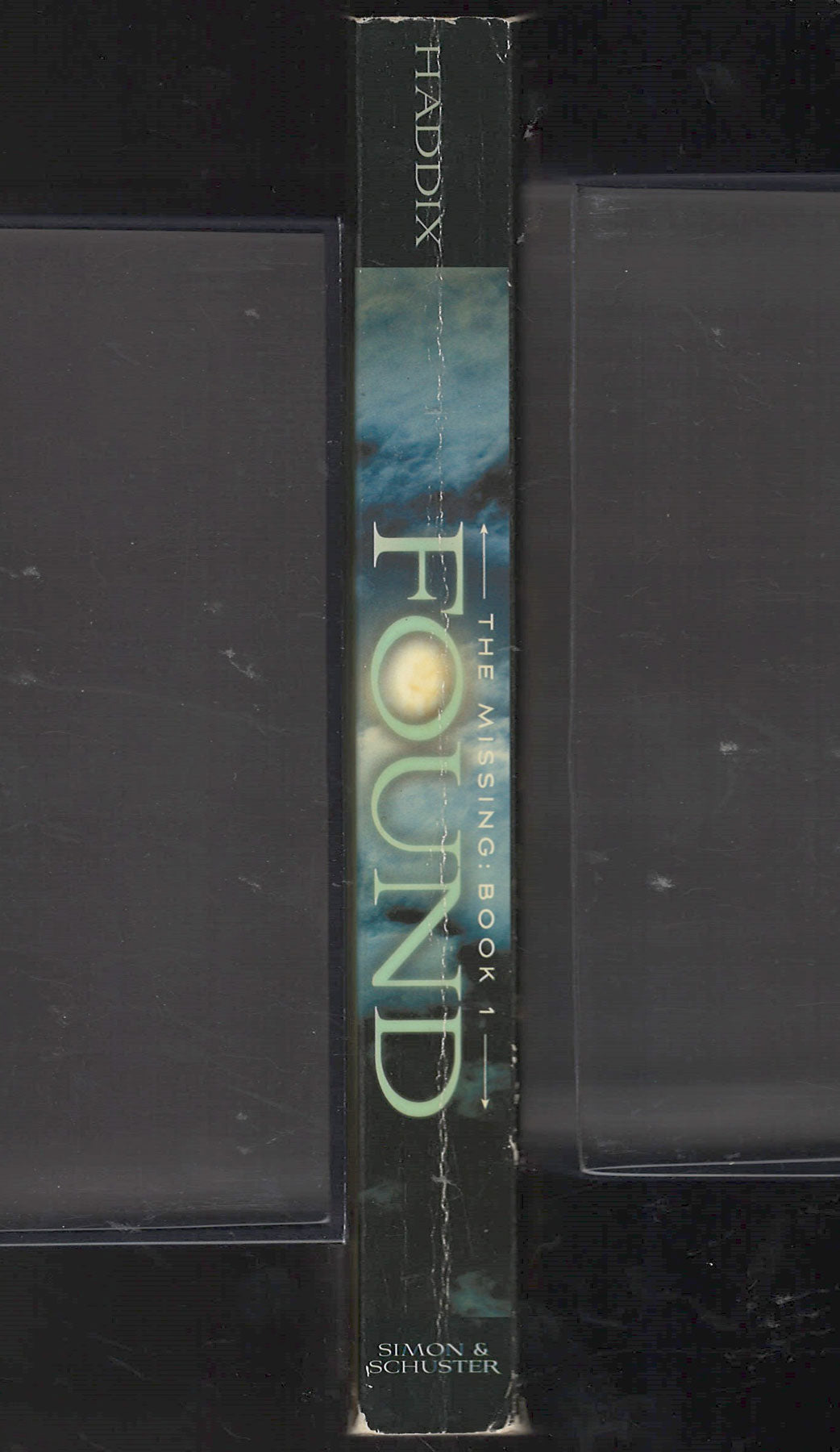 Found by Margaret Peterson Haddix spine