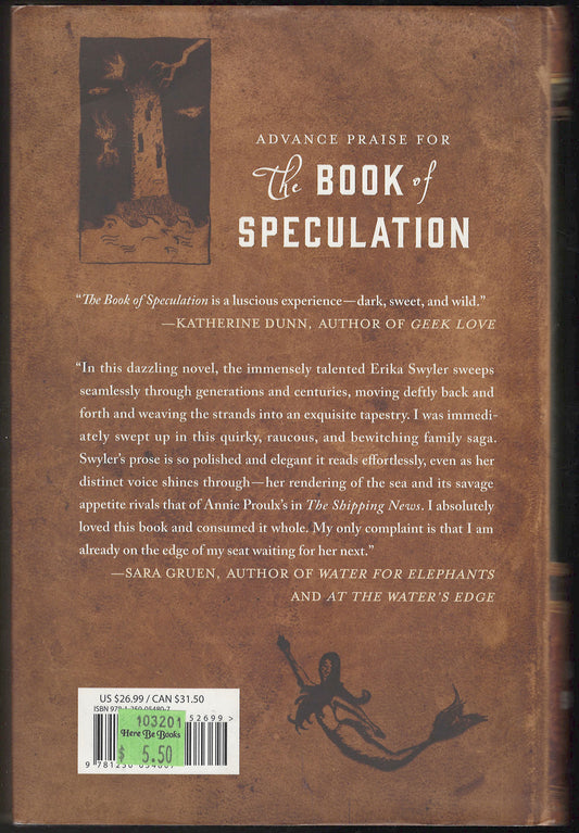 The Book of Speculation by Erika Swyler back cover