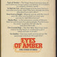 Back cover of Eyes of Amber and Other Stories.