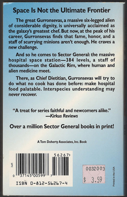 Galactic Gourmet by James White back cover