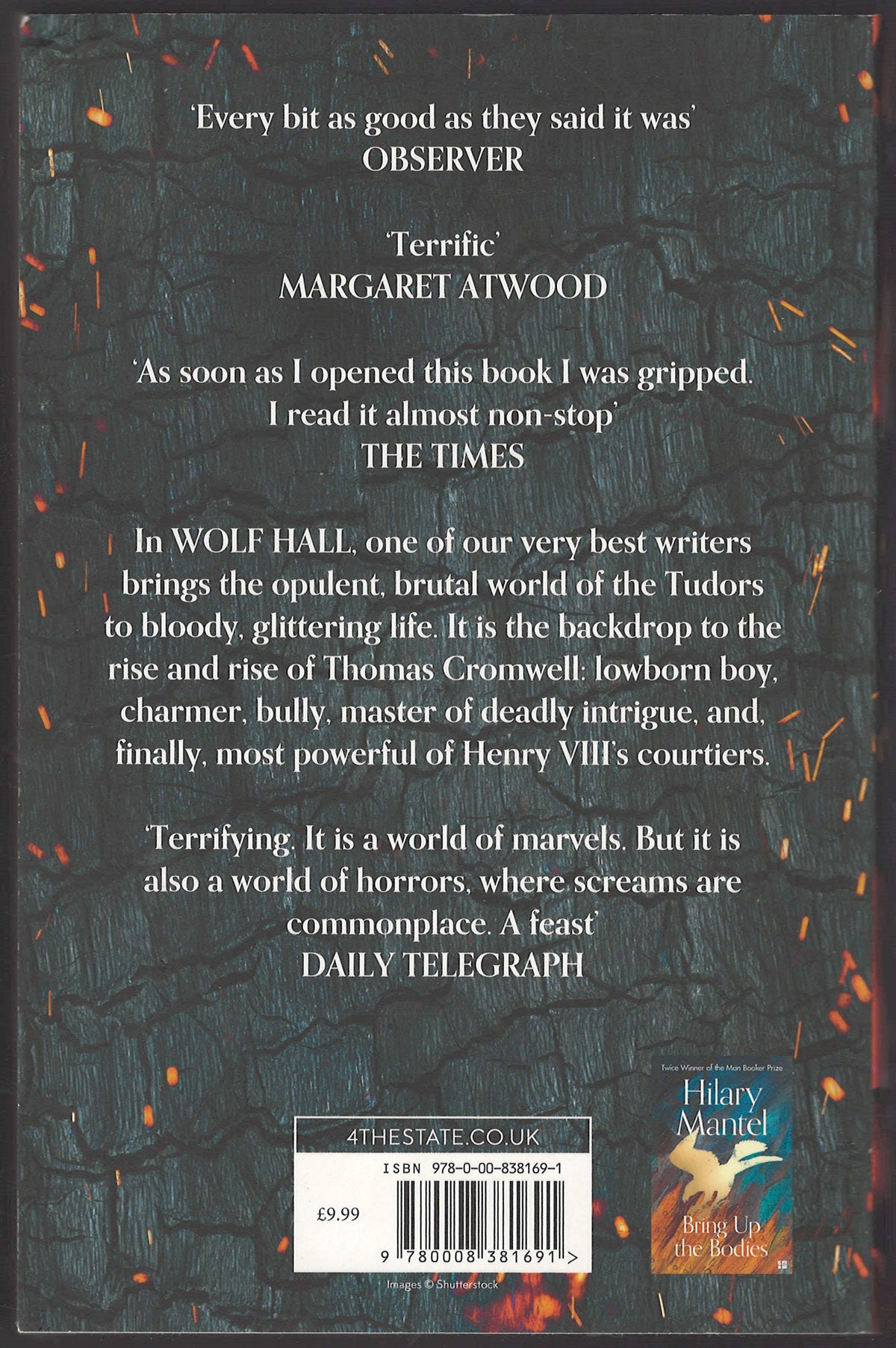 Wolf Hall by Hilary Mantel back cover