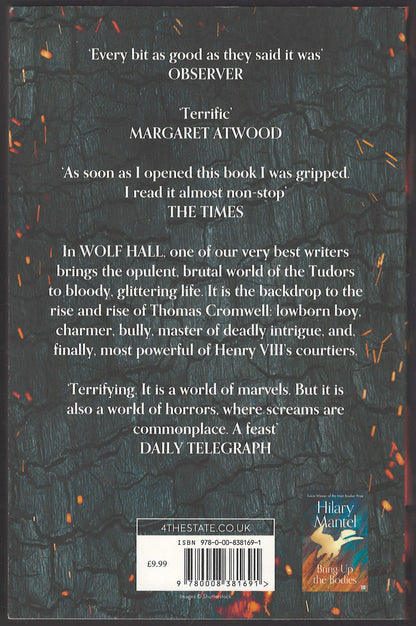 Wolf Hall by Hilary Mantel back cover