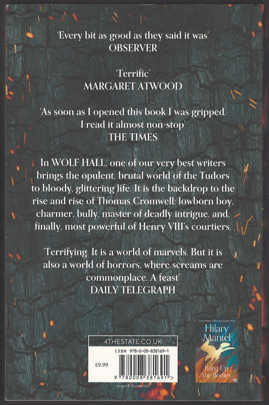 Wolf Hall by Hilary Mantel back cover