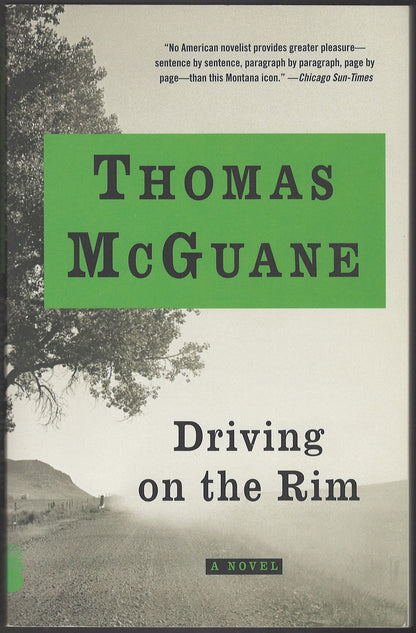 Driving on the Rim by Thomas McGuane front cover