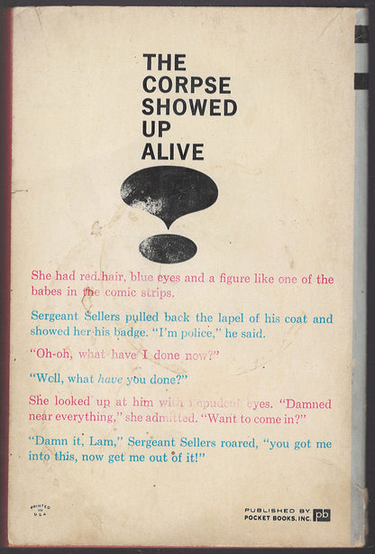 You Can Die Laughing by A. A. Fair back cover