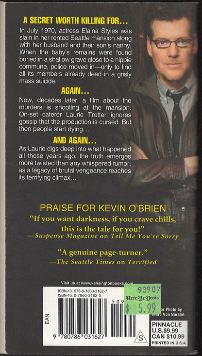 No One Needs To Know by Kevin O'Brien back cover