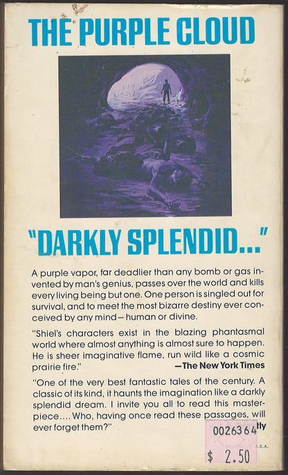 Purple Cloud by M. P. Shiel back cover