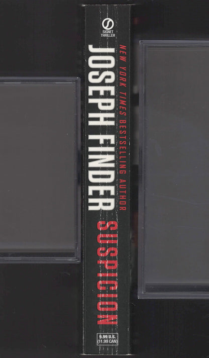 Suspicion by Joseph Finder spine