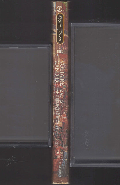 Candide, Zadig and selected stories by Voltaire spine
