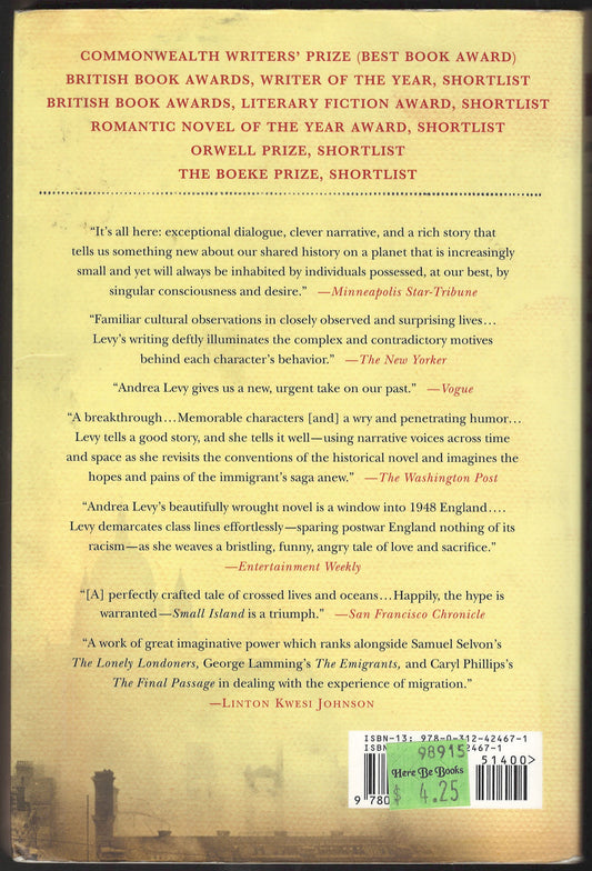 Small Island by Andrea Levy back cover