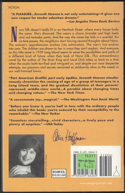 Seventh Heaven by Alice Hoffman back cover