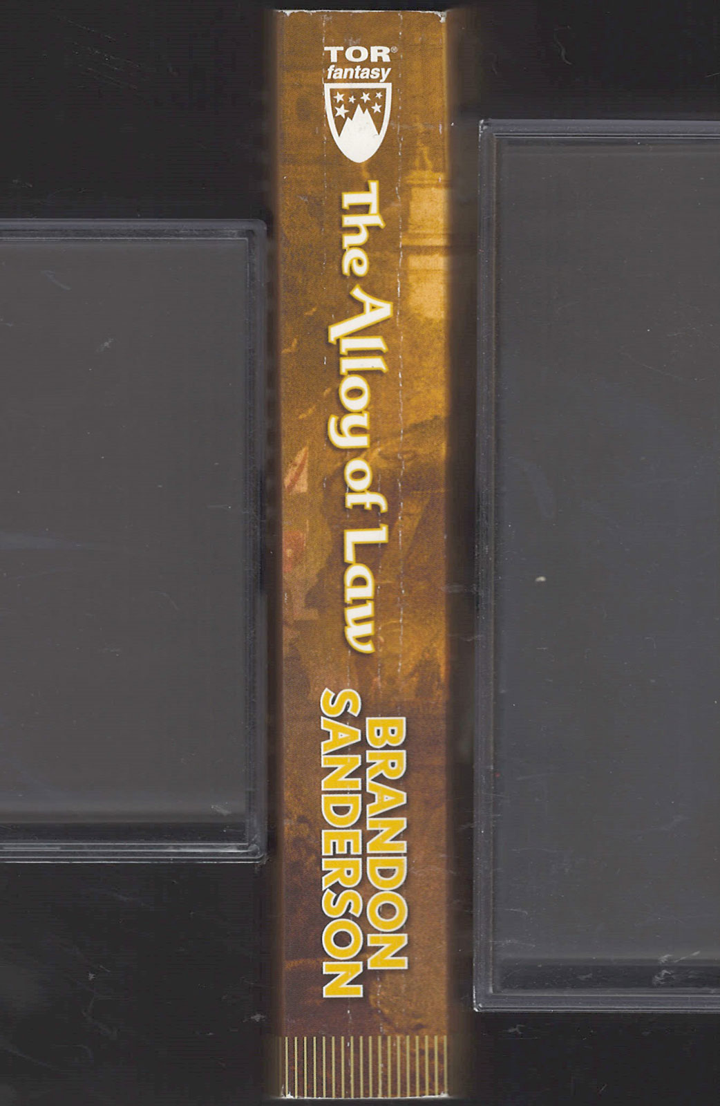 The Alloy of Law by Brandon Sanderson spine