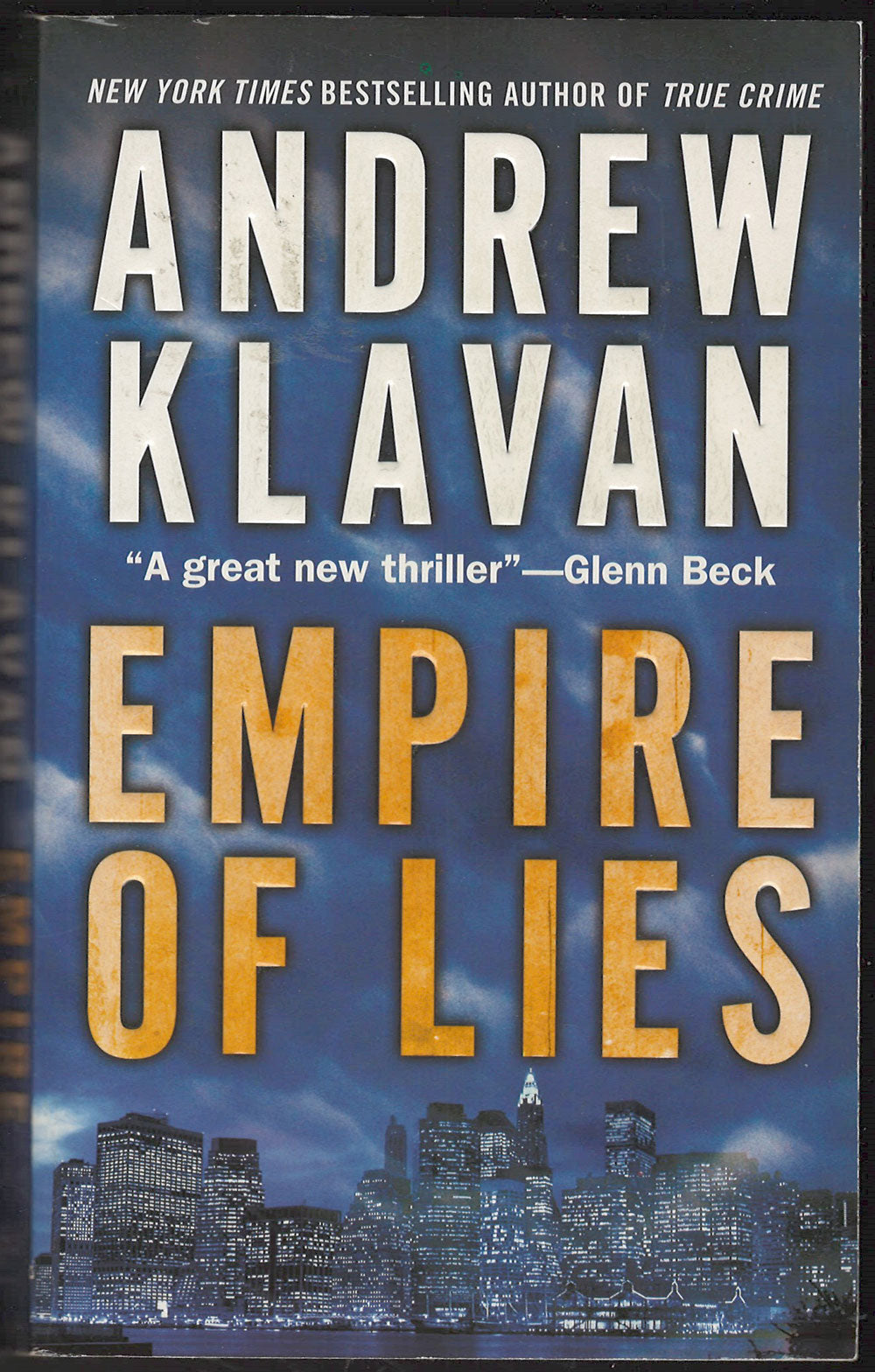 Empire of Lies by Andrew Klavan front cover