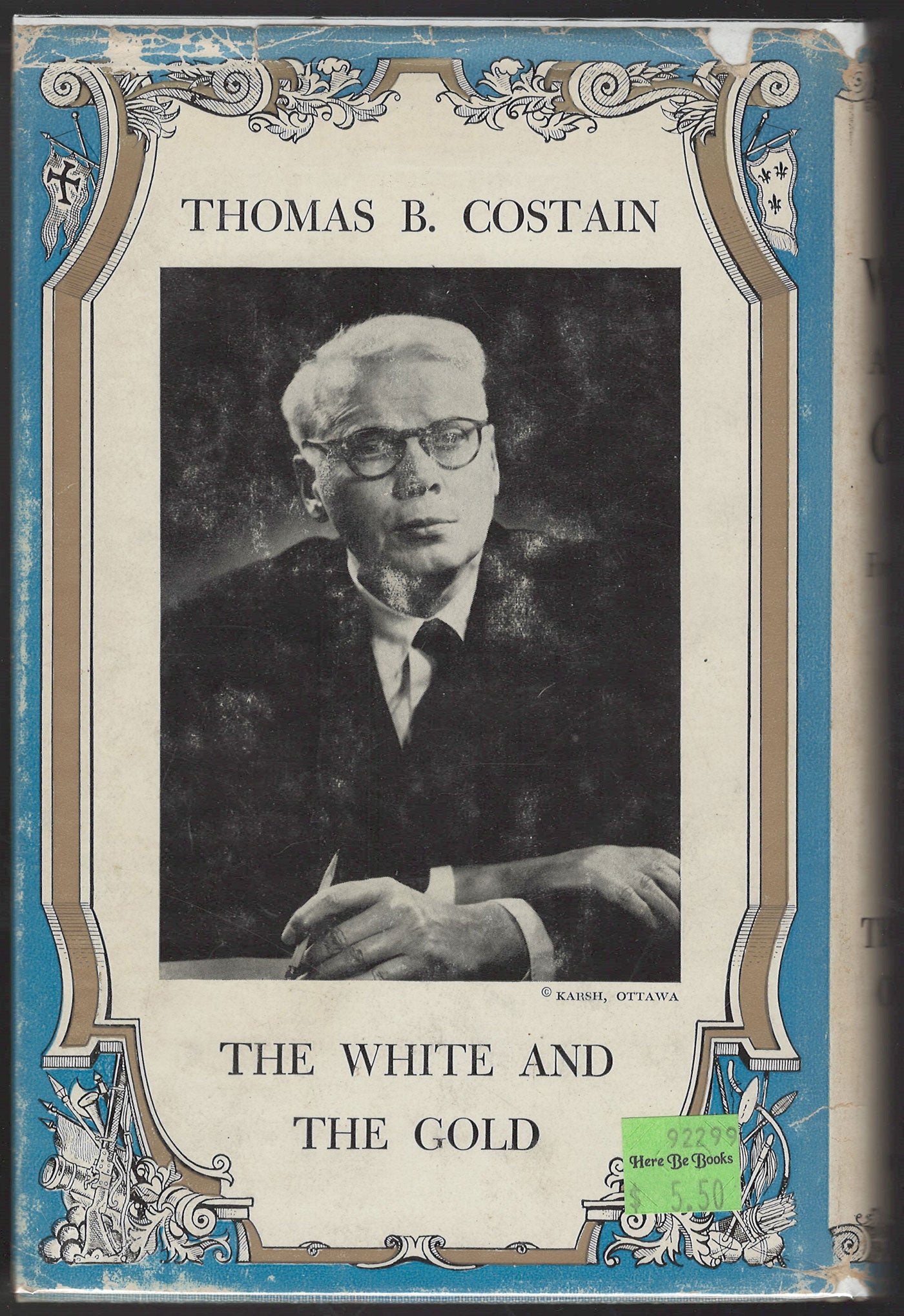 The White and the Gold by Thomas B. Costain back cover