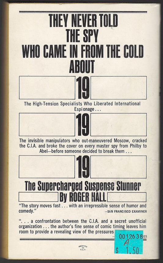 19 by Roger Hall back cover