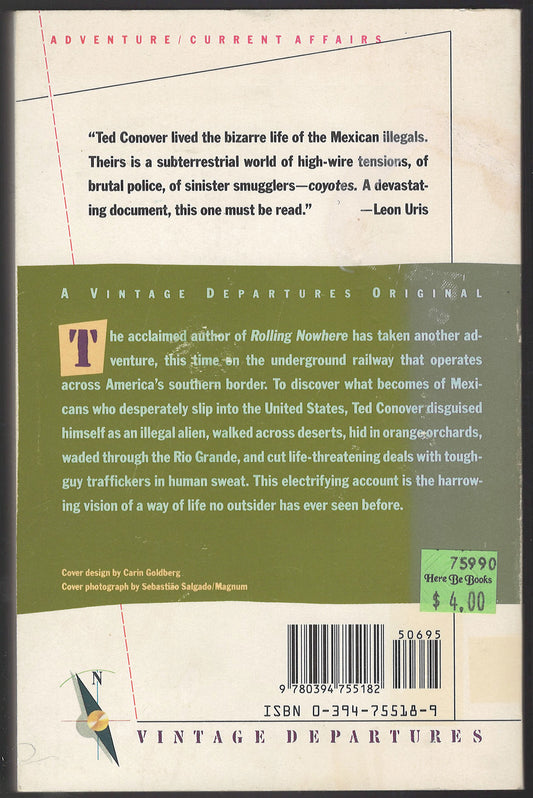 Coyotes by Ted Conover back cover