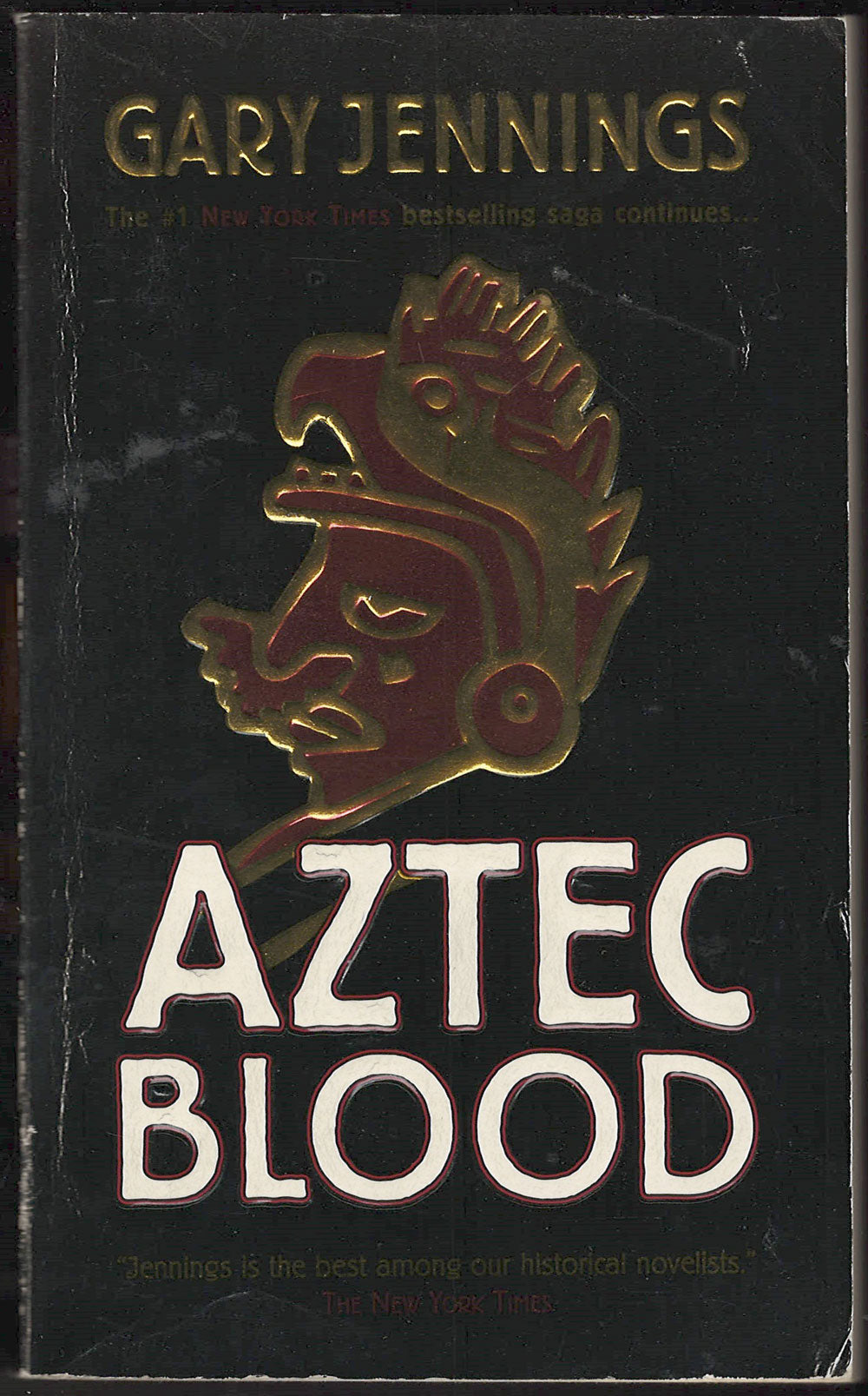 Aztec Blood by Gary Jennings front cover