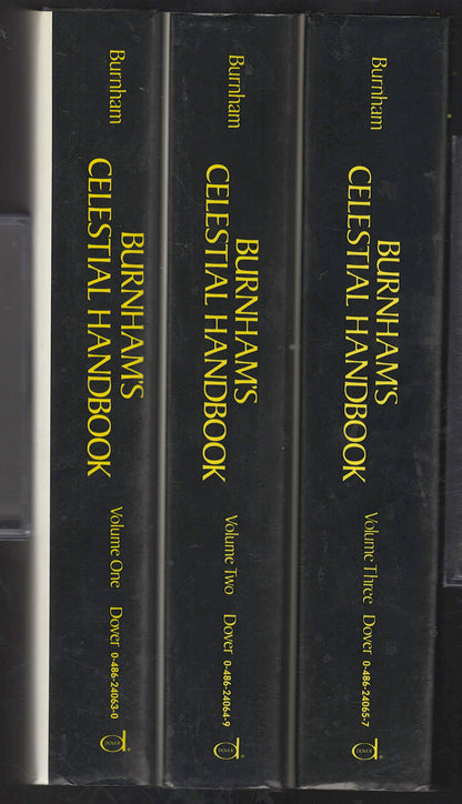 Burnham's Celestial Handbook by Robert Burnham spines