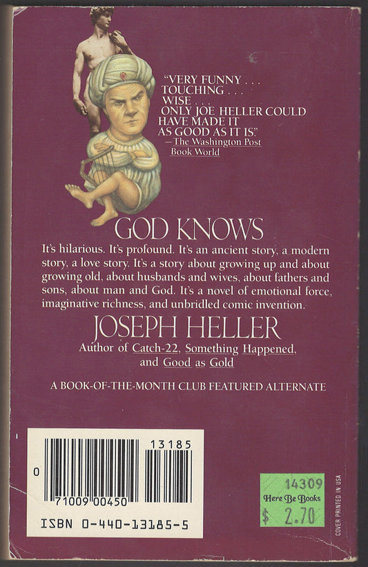 God Knows by Joseph Heller back cover