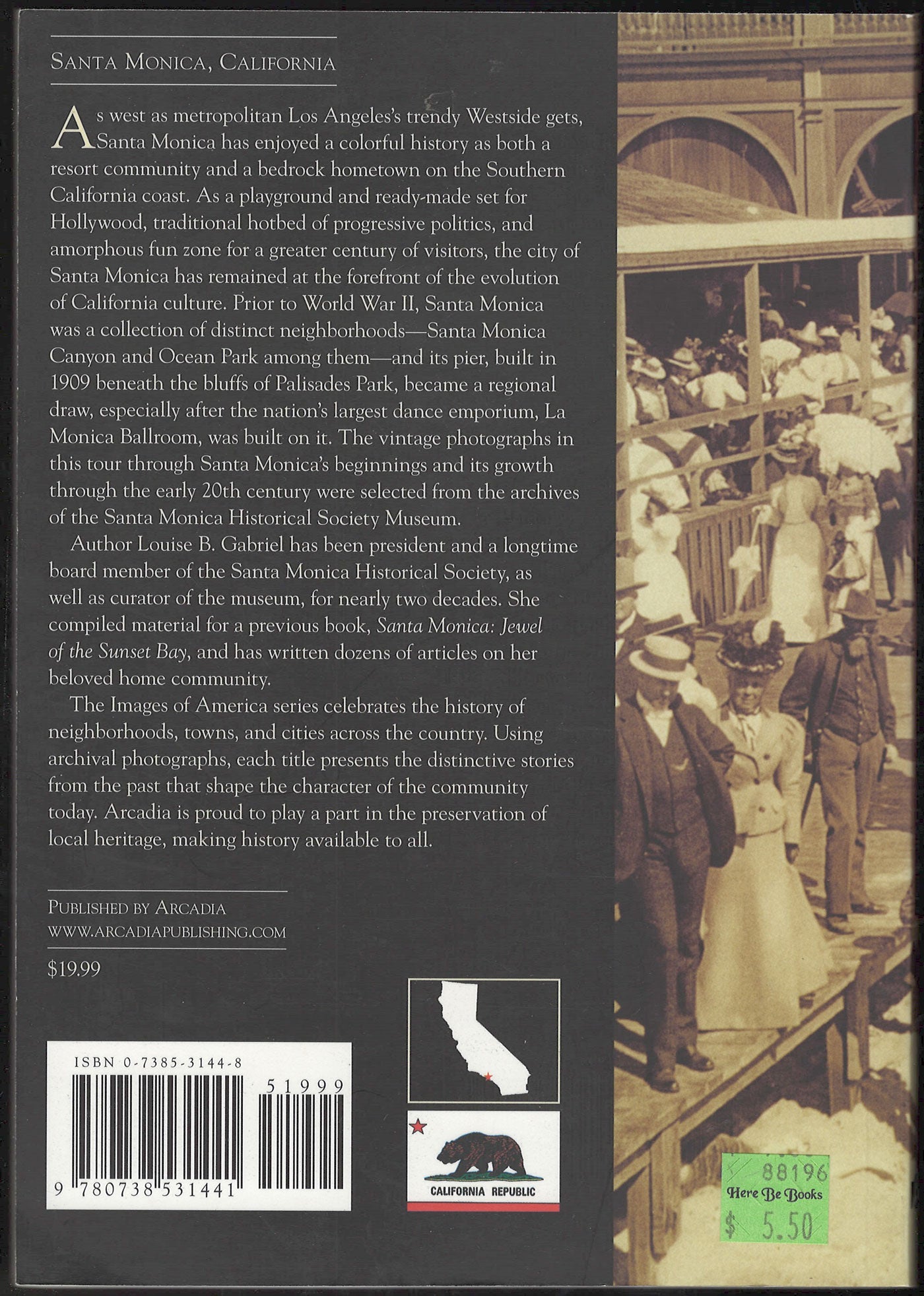 Early Santa Monica by Louise B. Gabriel back cover