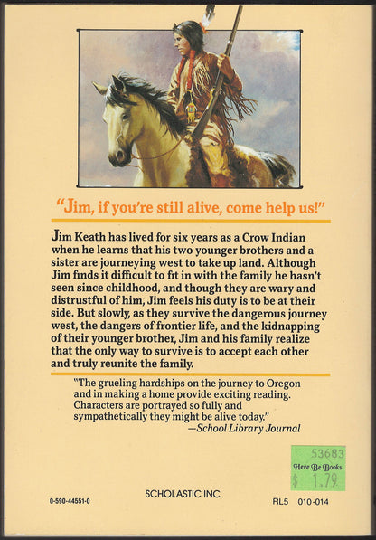 Moccasin Trail by Eloise Jarvis McGraw back cover