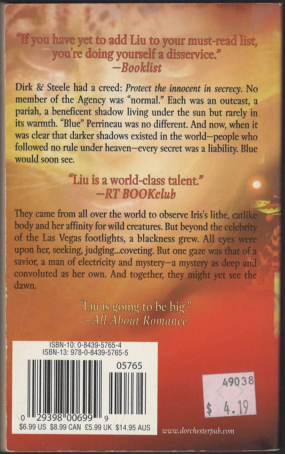 Eye of Heaven by Marjorie M. Liu back cover