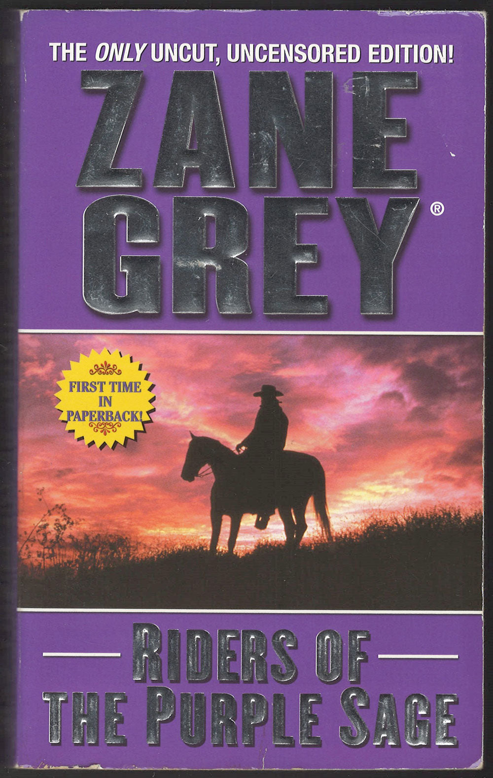 Riders of the Purple Sage by Zane Grey front cover