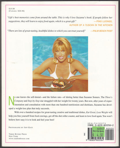 Suzanne Somers' Eat Great, Lose Weight back cover