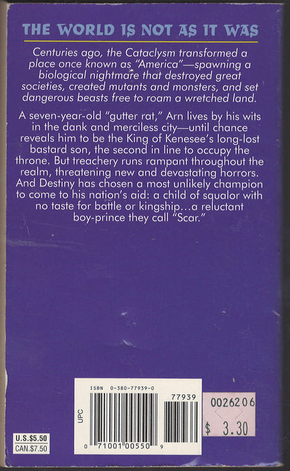 The Chronicles of Scar by Ron Sarti back cover