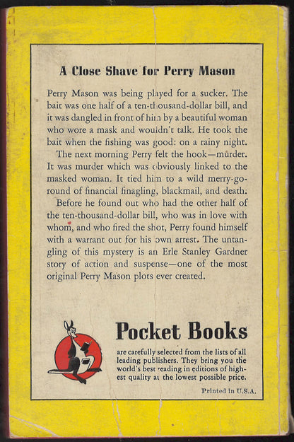 The Case of the Baited Hook by Erle Stanley Gardner back cover