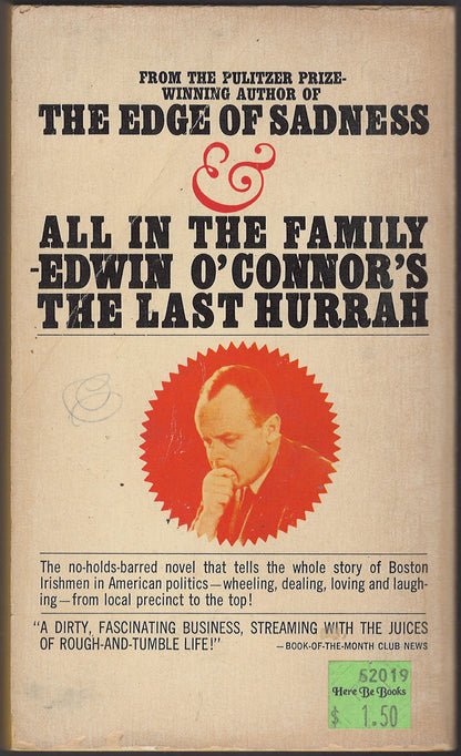 The Last Hurrah by Edwin O'Connor back cover