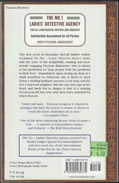 No. 1 Ladies' Detective Agency by Alexander McCall Smith