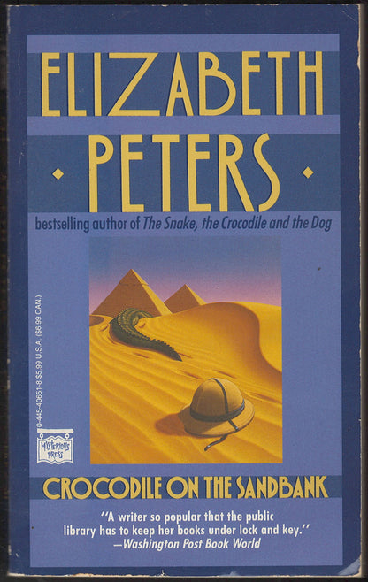 Crocodile on the Sandbank by Elizabeth Peters front cover