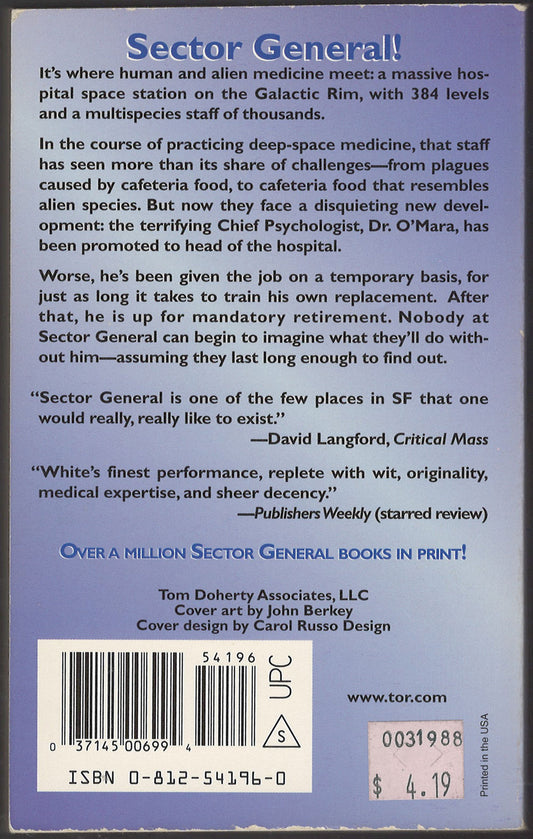 Mind Changer by James White back cover