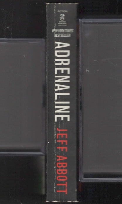 Adrenaline by Jeff Abbott spine