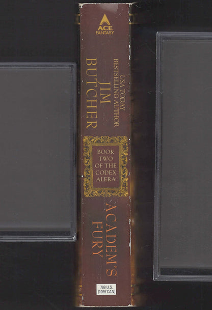 Academ's Fury by Jim Butcher spine