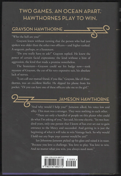 The Brothers Hawthorne by Jennifer Barnes back cover