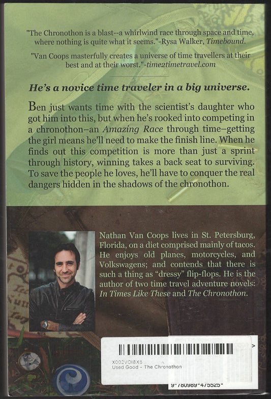 The Chronothon by Nathan Van Coops back cover