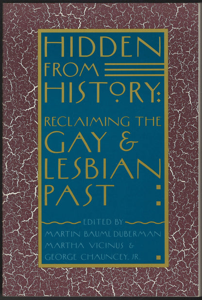 Hidden from History: Reclaiming the Gay & Lesbian Past front cover