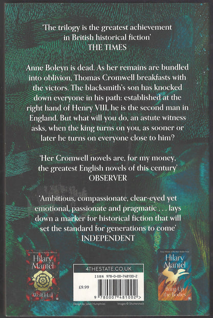 The Mirror &amp; the Light by Hilary Mantel back cover