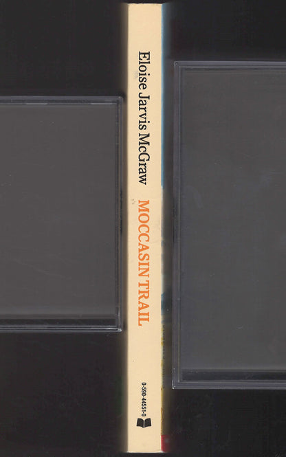 Moccasin Trail by Eloise Jarvis McGraw spine