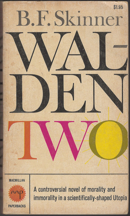 Walden Two by B. F. Skinner front cover
