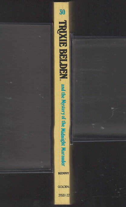 Trixie Belden and the Mystery of the Midnight Marauder spine