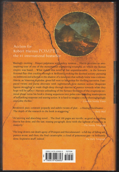 Pompeii by Robert Harris back cover