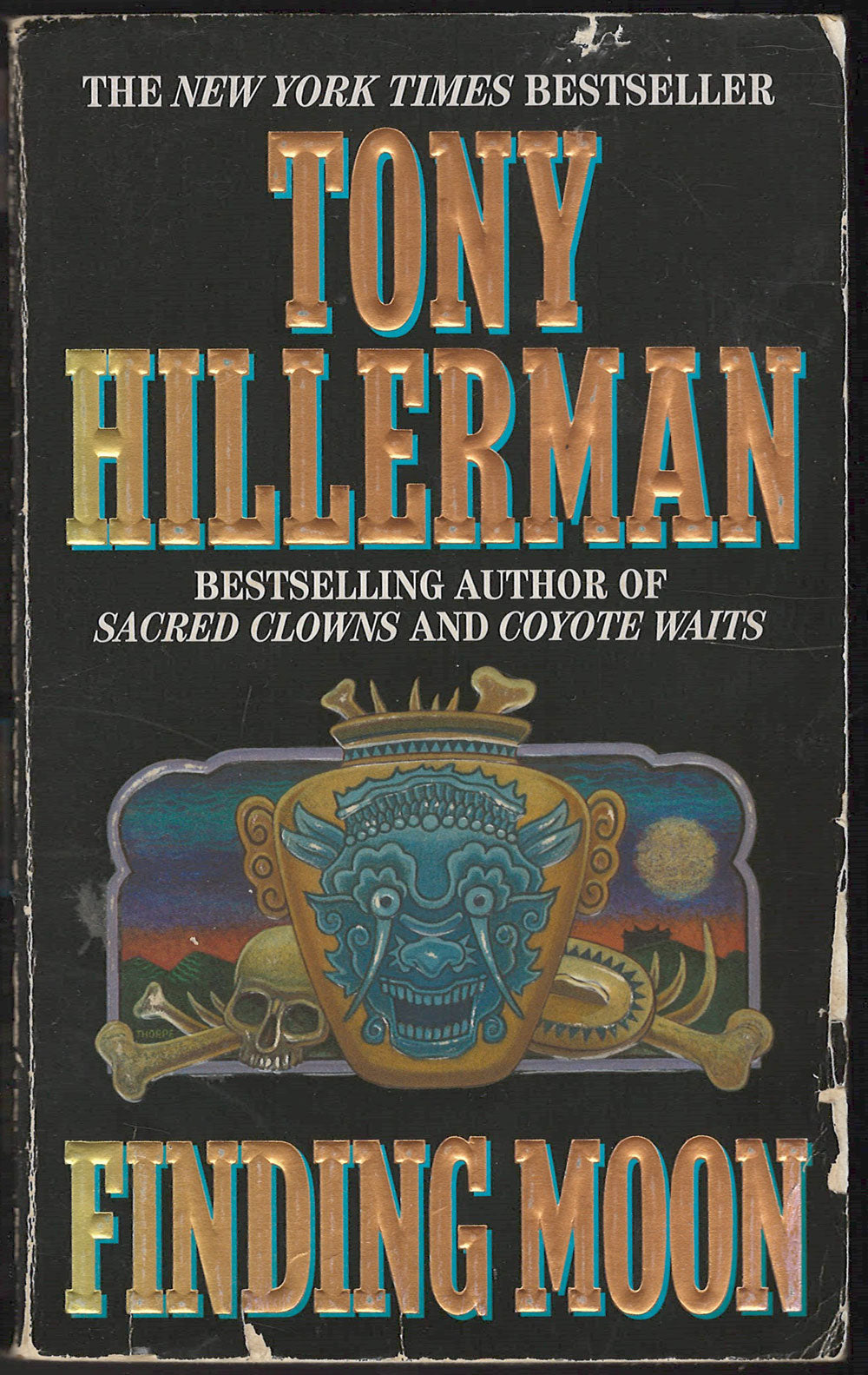 Finding Moon by Tony Hillerman front cover