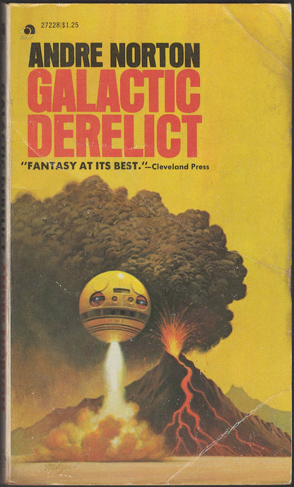 Galactic Derelict by Andre Norton front cover