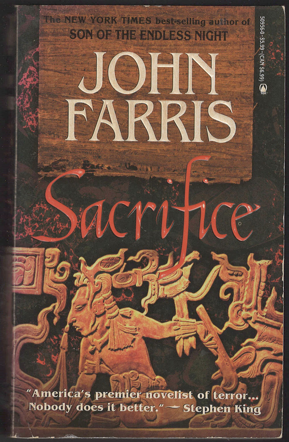 Sacrifice by John Farris front cover